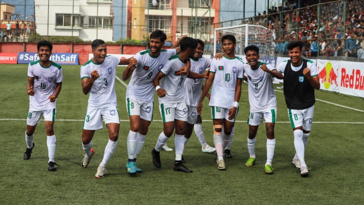 Bangladesh beat Nepal 4-1 to become clear under-20 champion