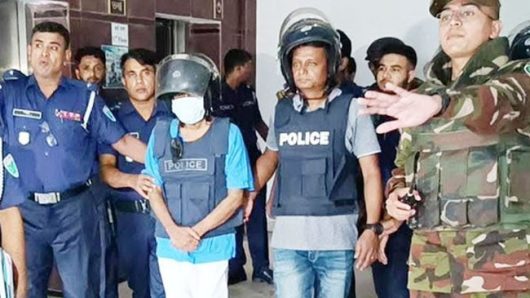 Justice Manik was taken to Dhaka by helicopter