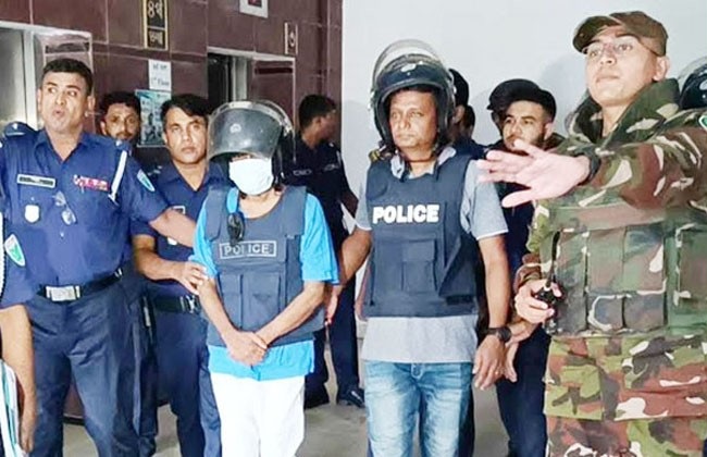 Justice Manik was taken to Dhaka by helicopter