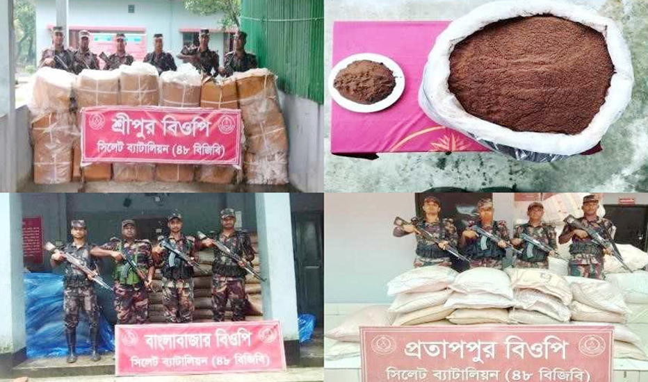 Indian goods worth Rs 1 crore seized at Sylhet-Sunamganj border