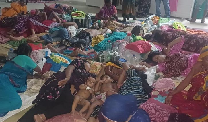 Habiganj Sadar Hospital has 10 times the number of patients in the children’s ward