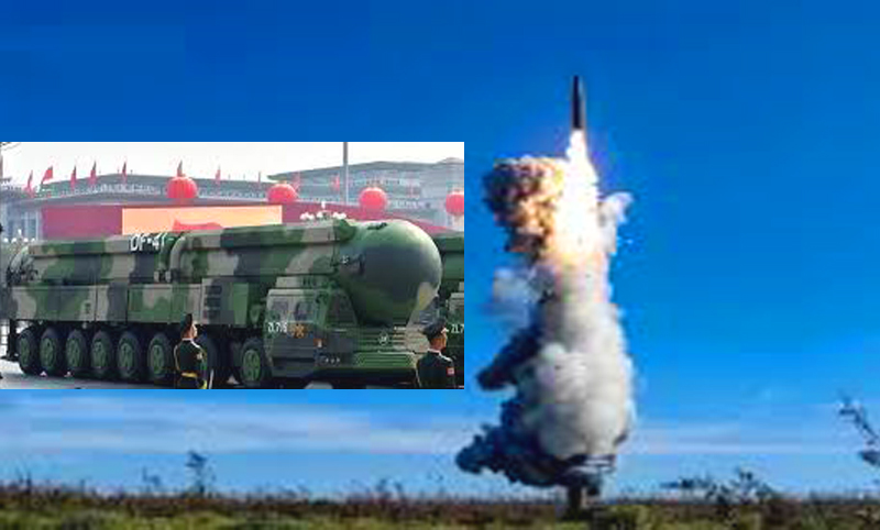 China conducted ballistic missile test after four decades