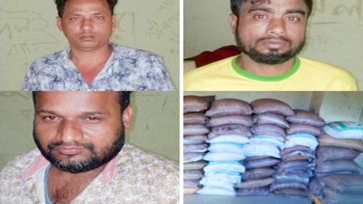Sylhet-Tamabil highway expedition, Four smugglers with Indian Sugar Shipment