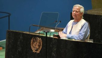 Calling on the world community to make the democratic desire a reality. of Yunus