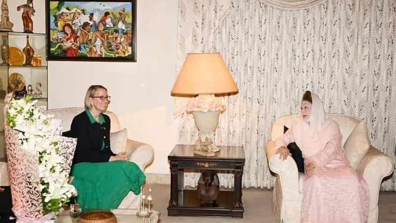 British High Commissioner meeting with Khaleda Zia