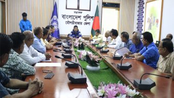 Discussion meeting on the occasion of Durga Puja-2024 celebration in Moulvibazar
