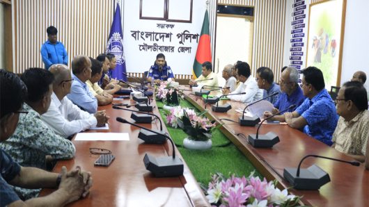 Discussion meeting on the occasion of Durga Puja-2024 celebration in Moulvibazar