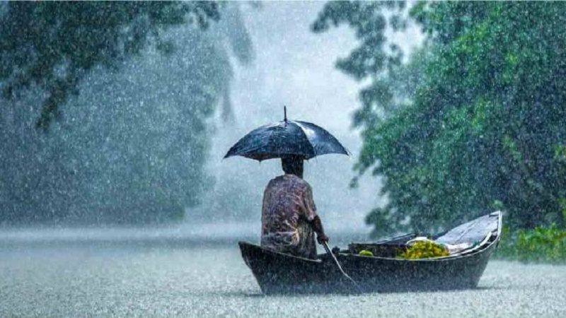 The possibility of moderate to heavy rainfall in different places of the country