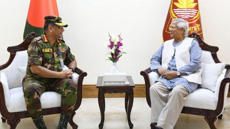 Chief of Army Staff meeting with Chief Adviser