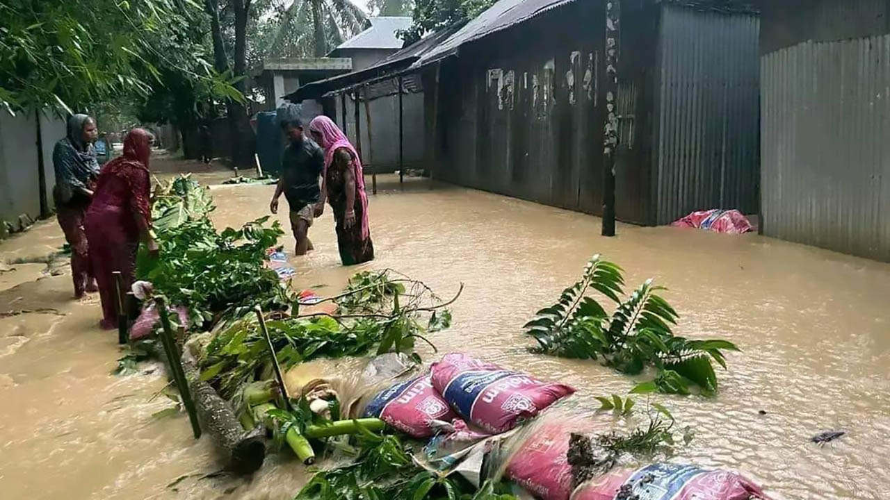 71 villages of Sherpur are flooded, nearly 40 thousand families are under water