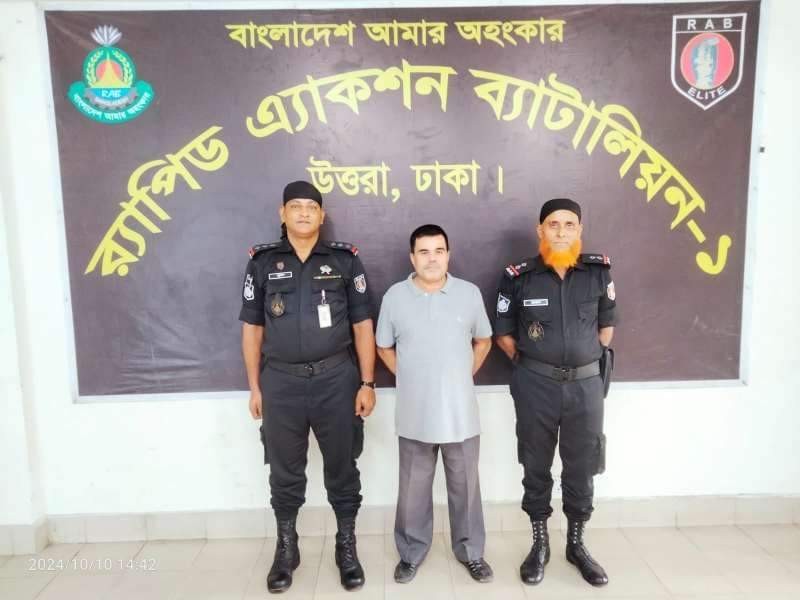 Awami League leader Ahad arrested in Dhaka in murder case