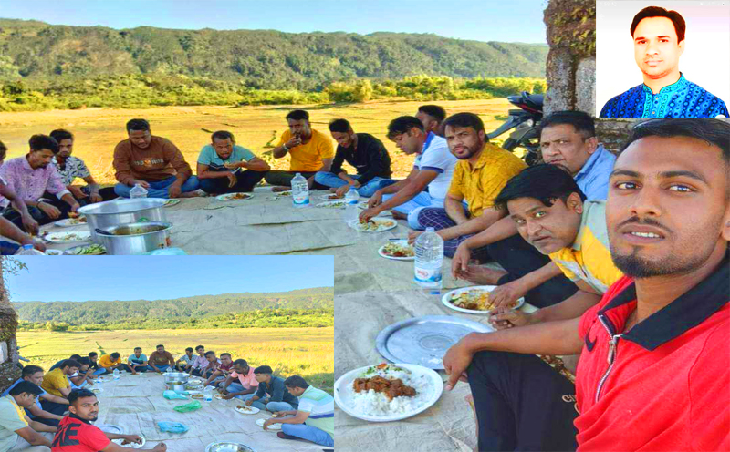 Jubo Dal leader dines with accused in smuggling and BGB cases in Jaintapur!