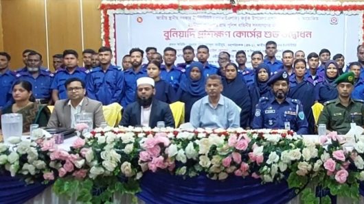 Month-long basic training course for village police inaugurated in Moulvibazar