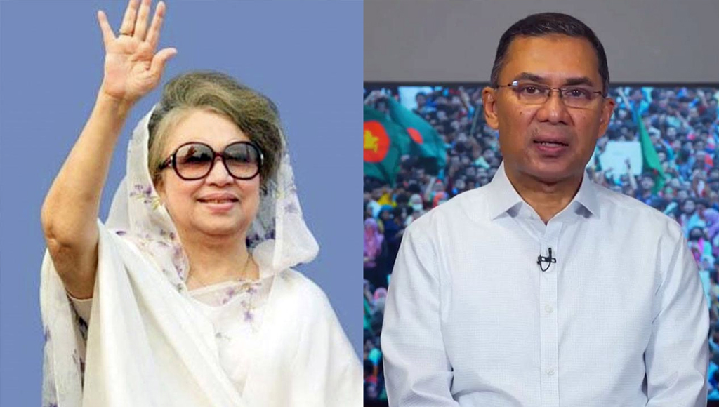 Khaleda Zia will bring Tarique Rahman with her and hand him over to the countrymen