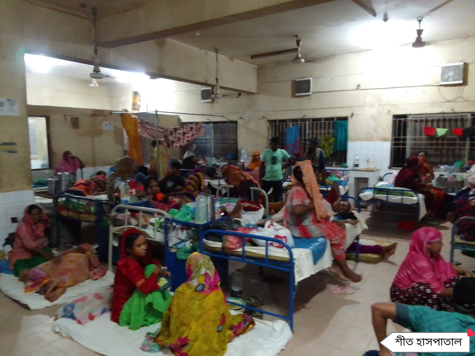 Diseases are increasing in Habiganj due to cold, there is no room in the hospital