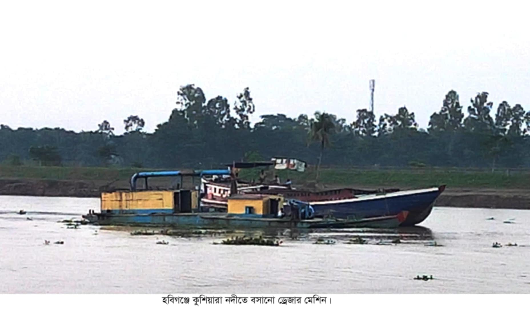 Illegal sand extraction in Kushiyara River, administration tries to manage after news is published!