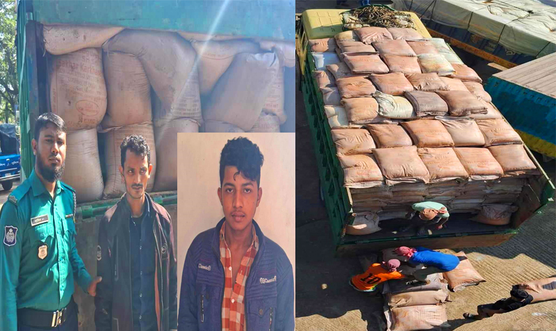 2 arrested along with huge truckload of Indian sugar seized from Surma Gate Bypass Point