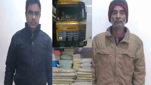 Indian cosmetics worth half a crore taka seized from Surma Gate Bypass, 2 arrested