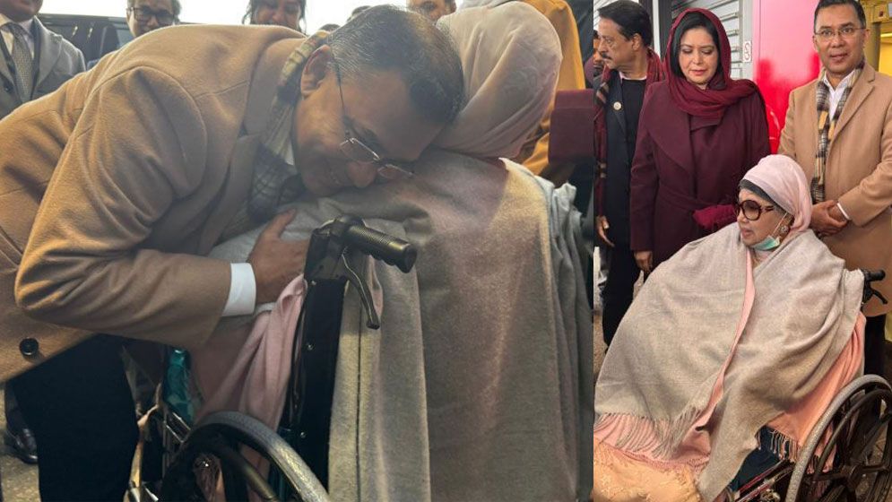 Tarique Rahman’s mother’s touch, this is a heavenly feeling