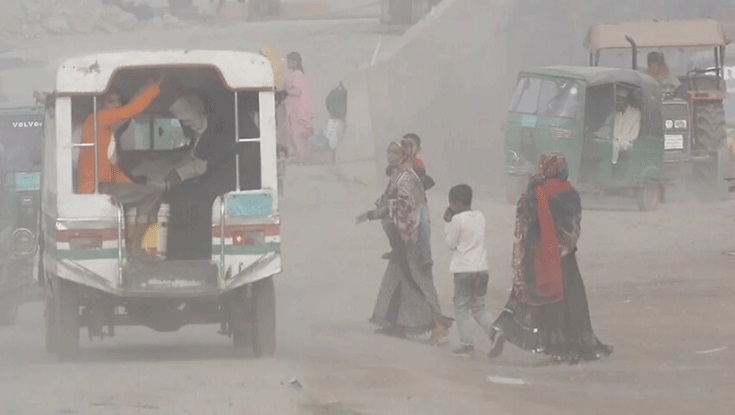 Dhaka tops the list of air pollution