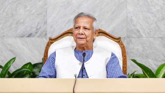 Drafting the charter of the mass uprising after discussing with all parties: Chief Advisor