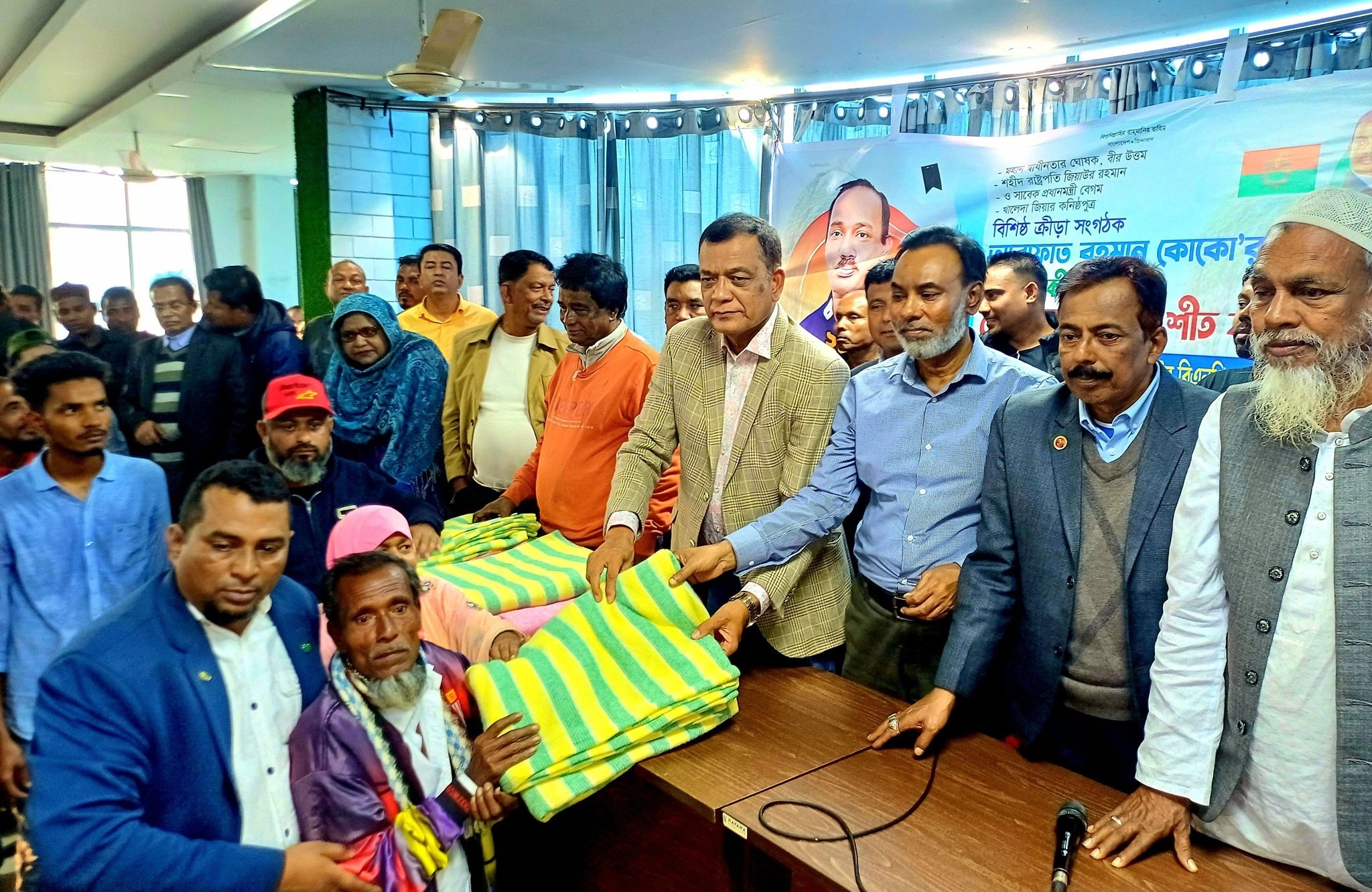 Doa mahfil and winter clothes distribution on the occasion of Koko’s death anniversary in Srimangal
