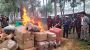 BGB destroys bidis and cigarettes worth around 1.5 crore taka in Moulvibazar