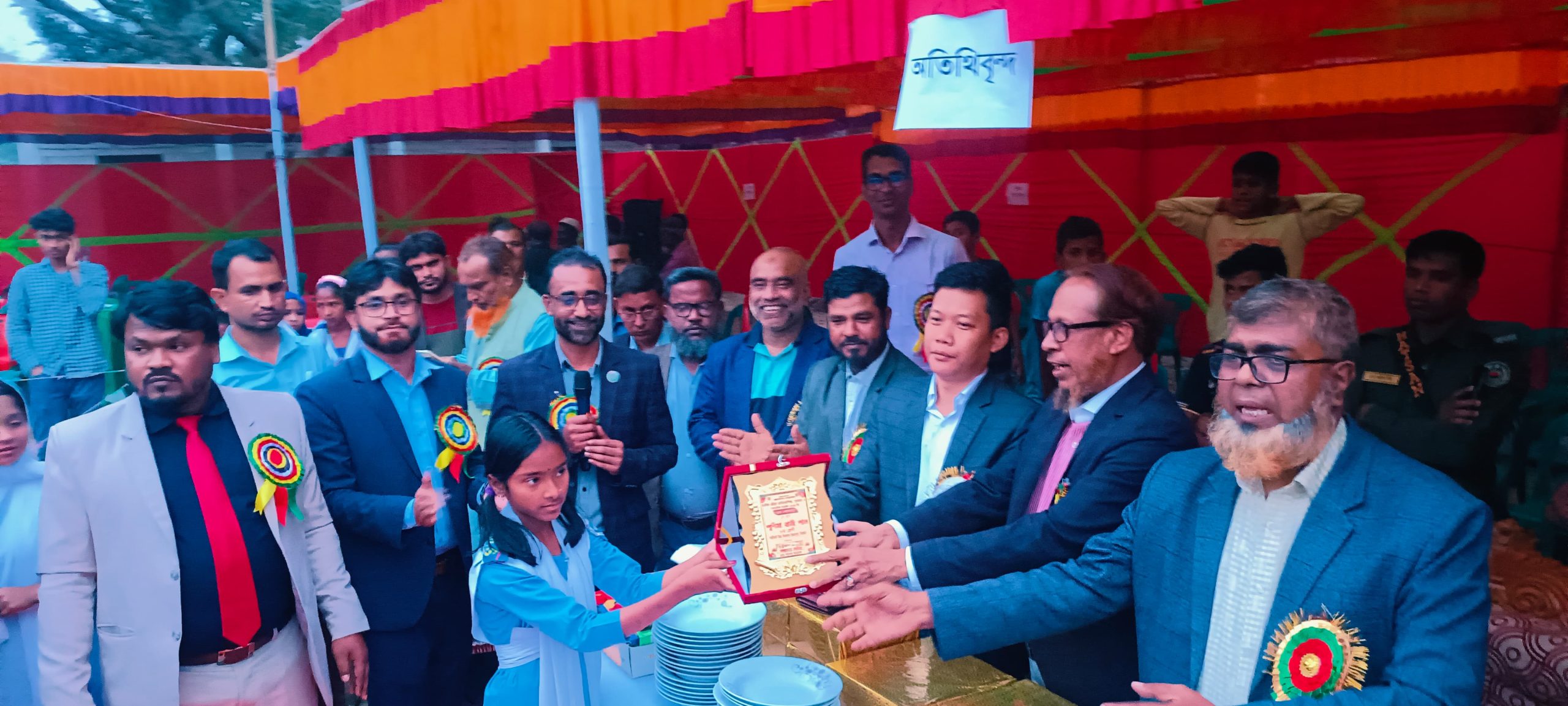 Sarighat High School’s annual sports competition and prize distribution ceremony in Jaintapur