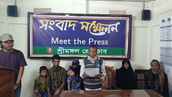 Allegations of harassment of two landless families in Srimangal