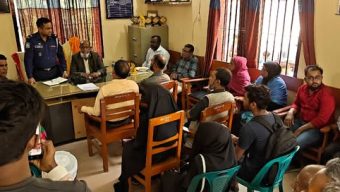 Beat policing meeting to maintain law and order in Srimangal