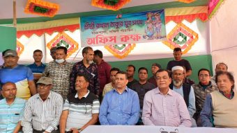 BNP leader Mohsin exchanges greetings with traditional religious followers in Srimangal