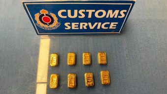 8 pieces of gold bars recovered from Sylhet Osmani International Airport