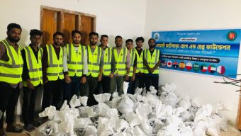 West Vatpara Hope & Help Foundation distributes relief items to the poor and needy in Majortila