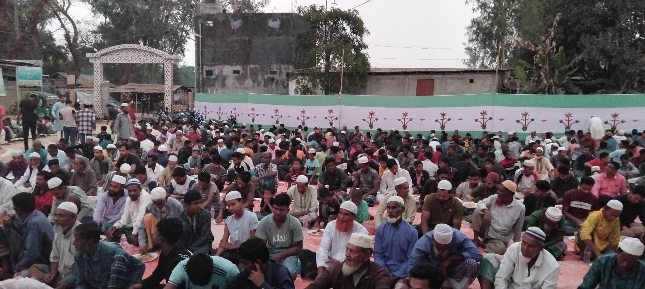 Iftar Mahfil on behalf of Tarique Rahman in Srimangal