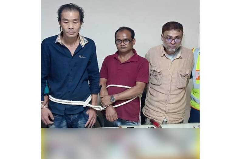 Three Awami League leaders arrested with weapons while consuming drugs in Sylhet