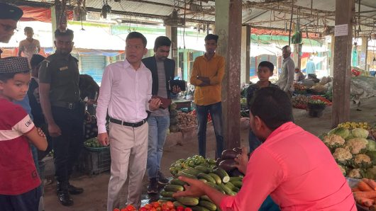 Market monitoring in Jaintapur fines four organizations