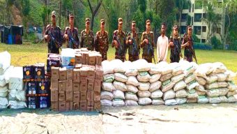 Army operation in Sylhet seizes huge amount of Indian goods