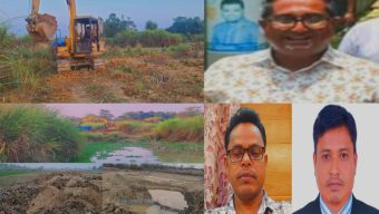 Police seize excavator in Sonapur area of ​​Sylhet