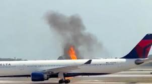 Plane engine catches fire, 294 passengers narrowly escape