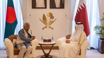 Principal Advisor Yunus meets Qatari Prime Minister