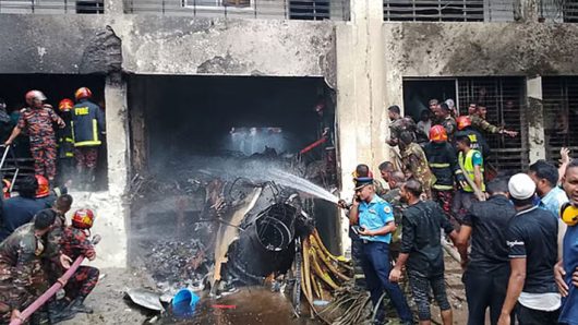 Warplane crashes, HSC exams postponed on Tuesday