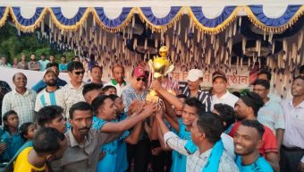 Babul Roy Memorial Football Tournament Final Game Held in Srimangal