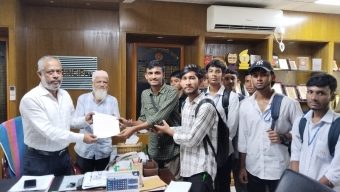 Memorandum submitted with 6-point demands to resolve various crises in government colleges