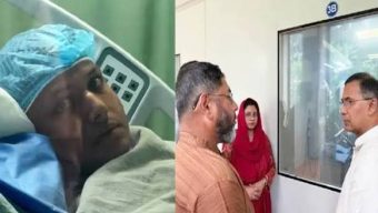 Prime Minister Visits Injured Army Officer at CMH