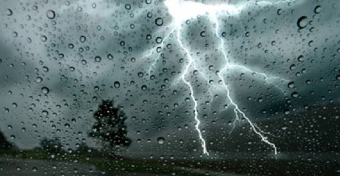 Likelihood of Heavy Rain and Lightning Across the Country
