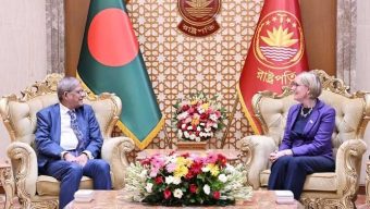 Courtesy Call by British High Commissioner Sarah Cooke on the President