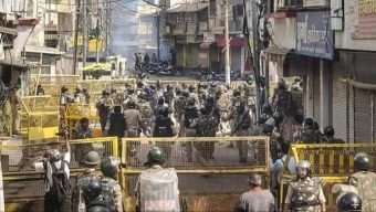Clashes between police and protesters over mosque demolition in India
