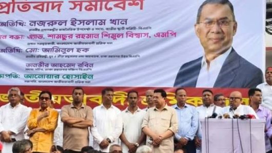 Followers of Shaheed Zia can never be extortionists or land grabbers: Nazrul Islam