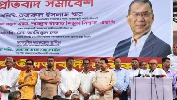 Followers of Shaheed Zia can never be extortionists or land grabbers: Nazrul Islam