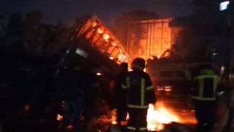 Gas Cylinder Lorry Explosion: 7 Dead, 15 Injured